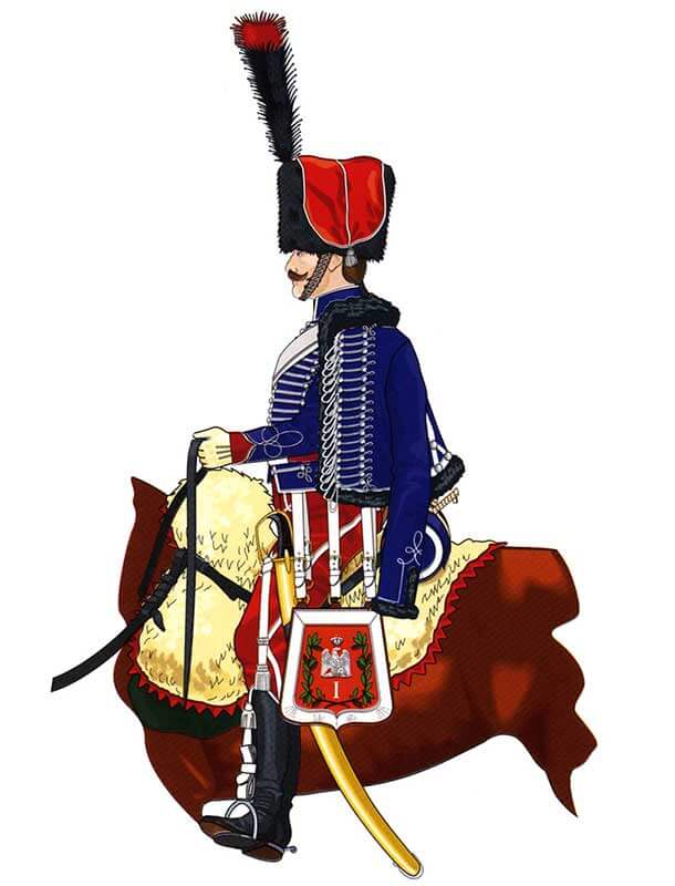 изображение - 1-й гусарский полк армии Наполеона 1-й гусарский полк армии Наполеона