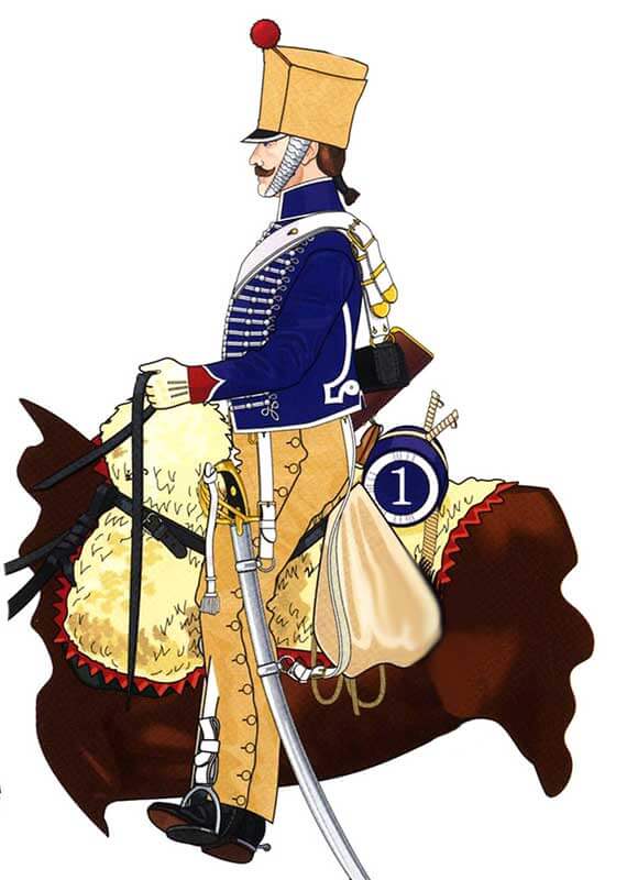 изображение - 1-й гусарский полк армии Наполеона 1-й гусарский полк армии Наполеона