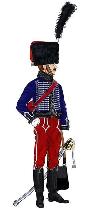 изображение - 1-й гусарский полк армии Наполеона 1-й гусарский полк армии Наполеона