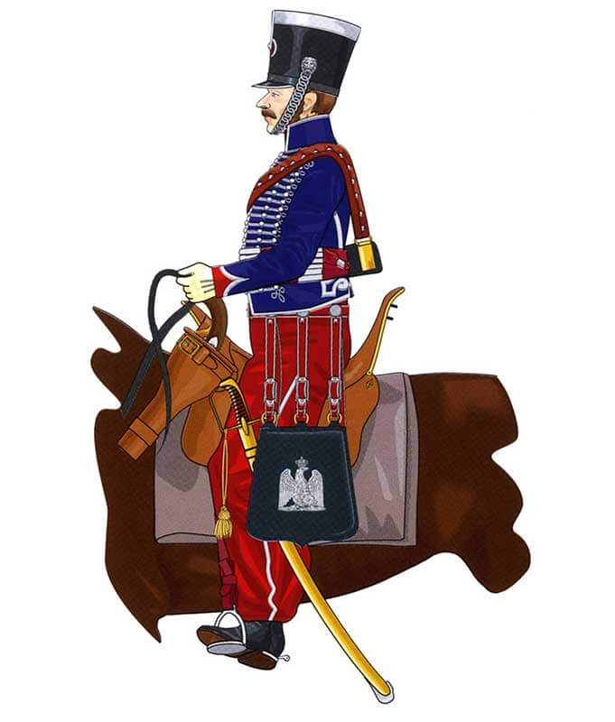 изображение - 1-й гусарский полк армии Наполеона 1-й гусарский полк армии Наполеона