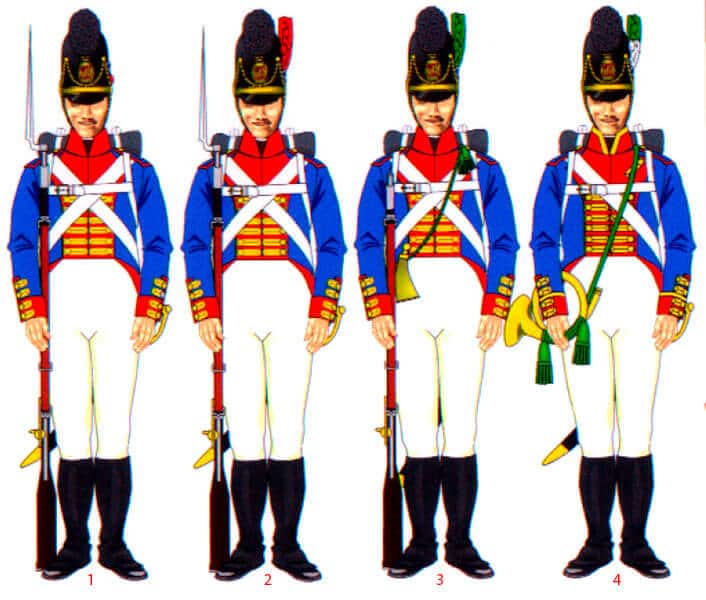 изображение - 2-й линейный пехотный полк Kronprinz Баварии, 1808-1813 годы 2-й линейный пехотный полк Kronprinz Баварии, 1808-1813 годы