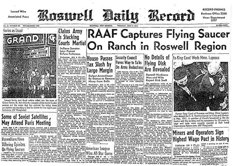 Авария НЛО в Росвелле
