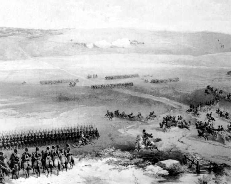 Перестрелка у реки Булганек. 19 сентября 1854 г. Перестрелка у реки Булганек. 19 сентября 1854 г.