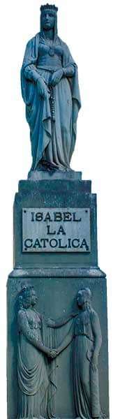 Памятник Изабелле в ЛаПасе, столице Боливии. 