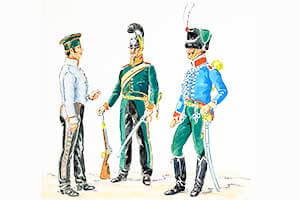 Линейная легкая кавалерия Вестфалии 1807-1813 годы