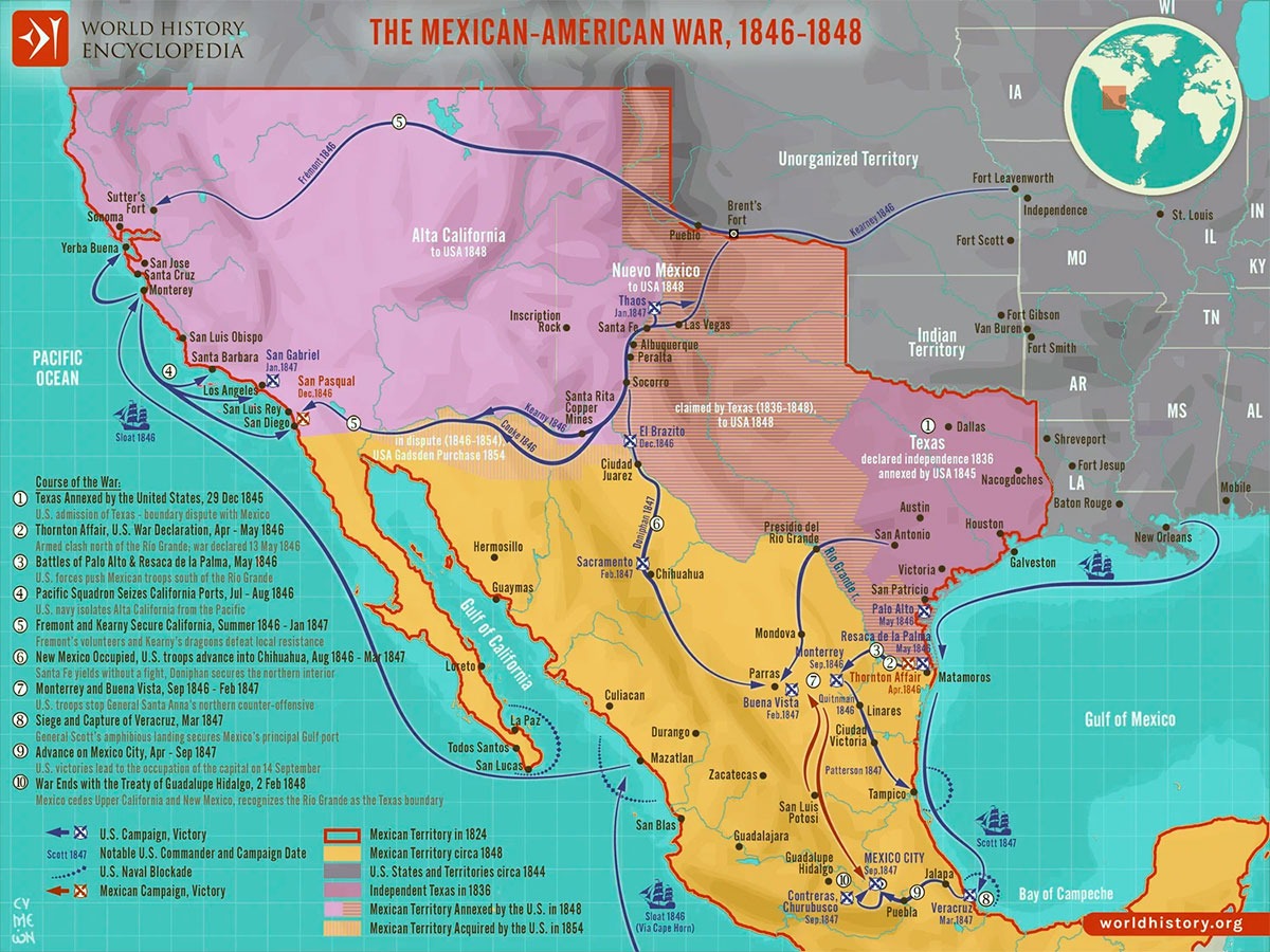 американо-мексиканская война 1846-1848 годов американо-мексиканская война 1846-1848 годов