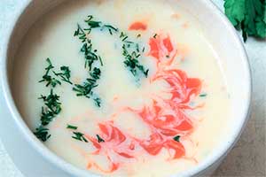 Суп с плавленым сыром «Итальянский поддень»
