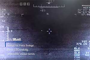 НЛО уходит от беспилотника